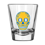 Los Angeles Chargers 2oz Sugar Skull Shot Glass - Logo Brands - Flyclothing LLC
