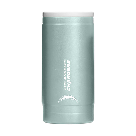 LA Chargers Vertical Powder Coat Slim Can Coolie - Logo Brands - Flyclothing LLC