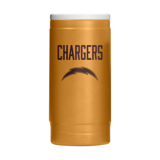 LA Chargers Huddle Powder Coat Slim Can Coolie - Logo Brands - Flyclothing LLC
