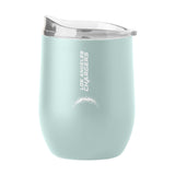 LA Chargers 16oz Vertical Powder Coat Curved Beverage - Logo Brands - Flyclothing LLC