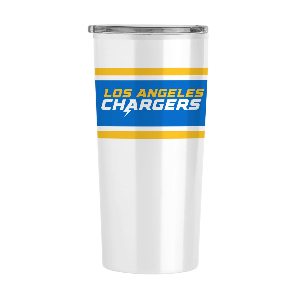 LA Chargers 20oz Stripe Fusion Tumbler - Logo Brands - Flyclothing LLC