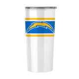 LA Chargers 20oz Stripe Fusion Tumbler - Logo Brands - Flyclothing LLC