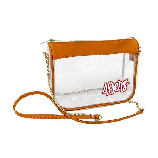 San Francisco 49ers Hype Clear Bag - Logo Brands - Flyclothing LLC
