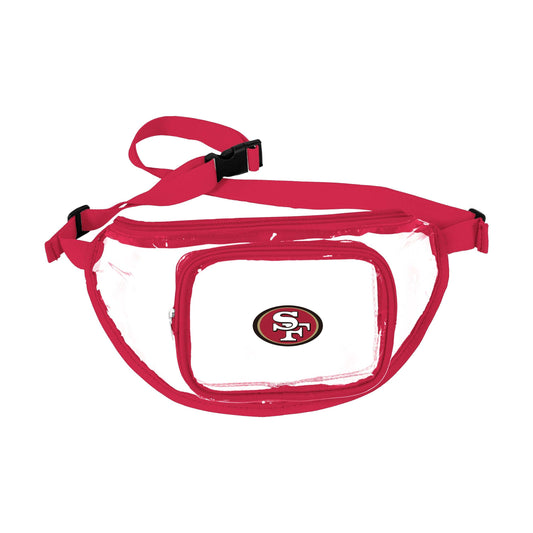 San Francisco 49ers Clear Fanny Pack - Logo Brands - Flyclothing LLC