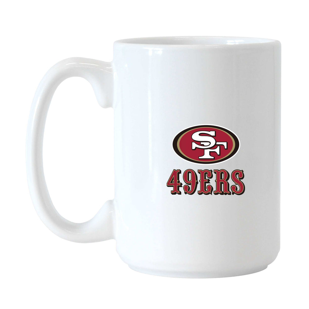 San Francisco 49ers 15oz Letterman Sublimated Mug - Logo Brands - Flyclothing LLC