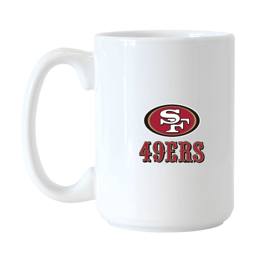 San Francisco 49ers 15oz Letterman Sublimated Mug - Logo Brands - Flyclothing LLC