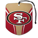 NFL - San Francisco 49ers Air Freshener 2-pk - Logo Brands - Flyclothing LLC