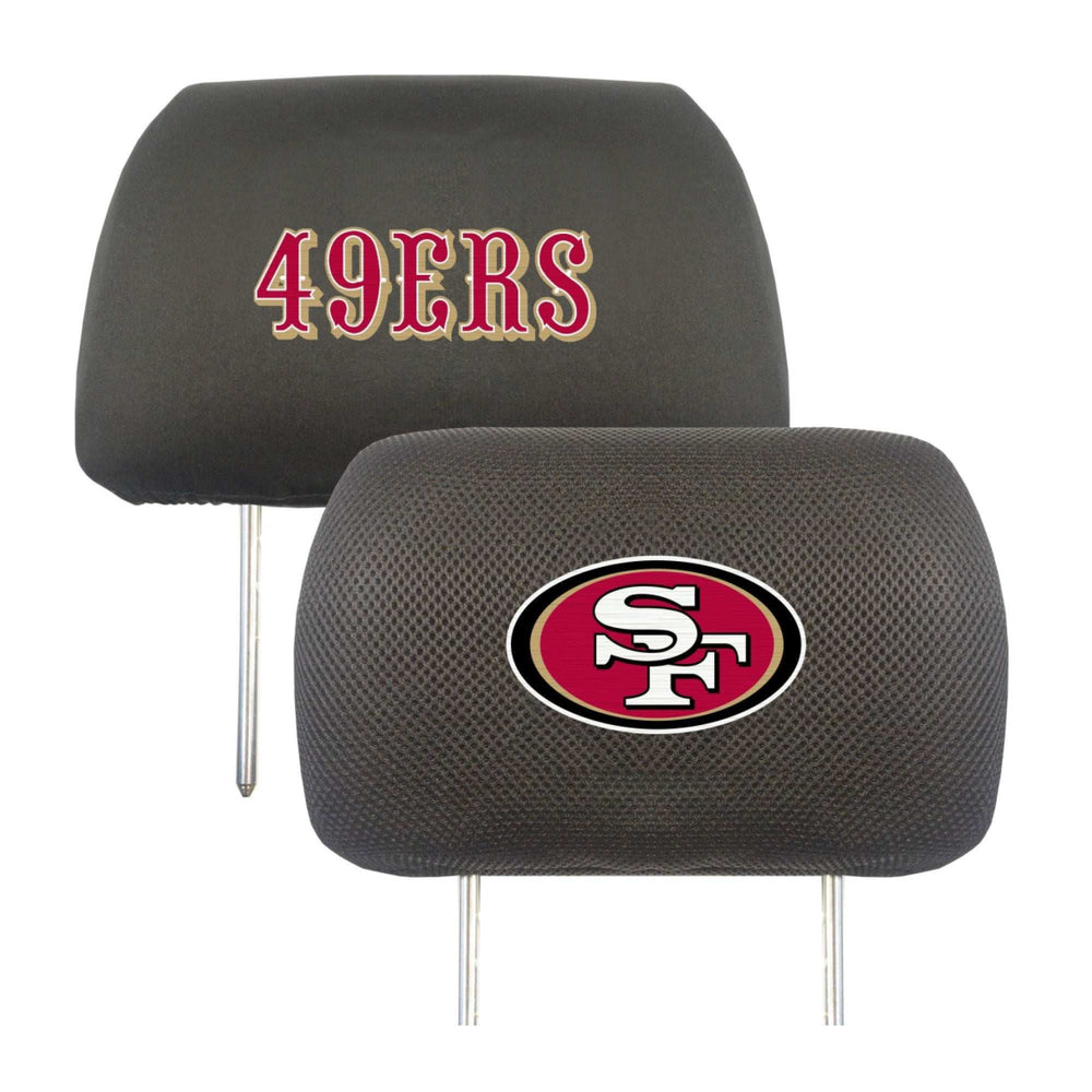 NFL - San Francisco 49ers Head Rest Cover - Logo Brands - Flyclothing LLC