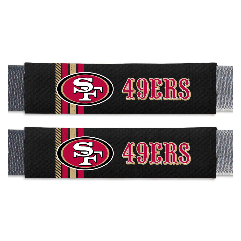 NFL - San Francisco 49ers Rally Seatbelt Pad - Pair - Logo Brands - Flyclothing LLC