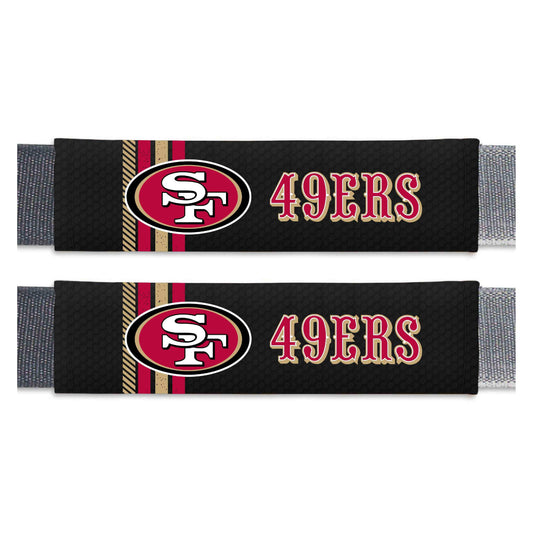 NFL - San Francisco 49ers Rally Seatbelt Pad - Pair - Logo Brands - Flyclothing LLC