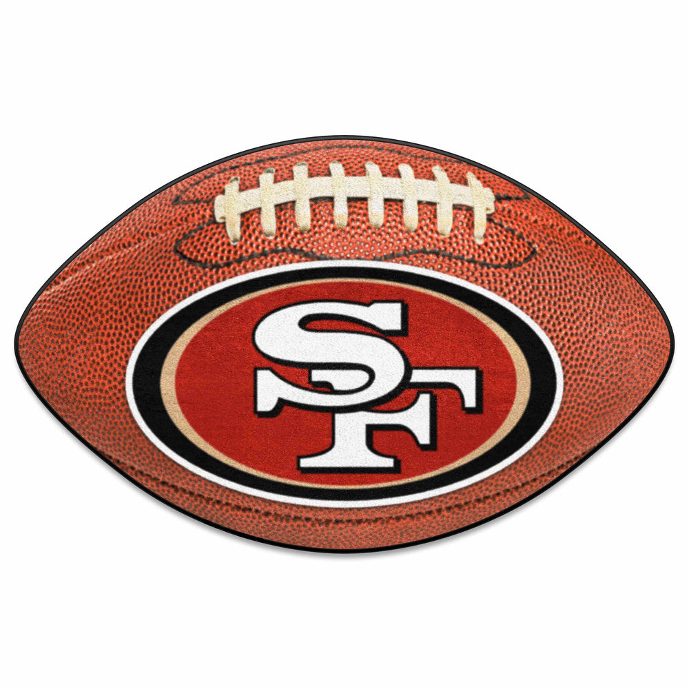 NFL - San Francisco 49ers Football Mat - Logo Brands - Flyclothing LLC
