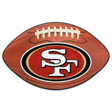 NFL - San Francisco 49ers Football Mat - Logo Brands - Flyclothing LLC