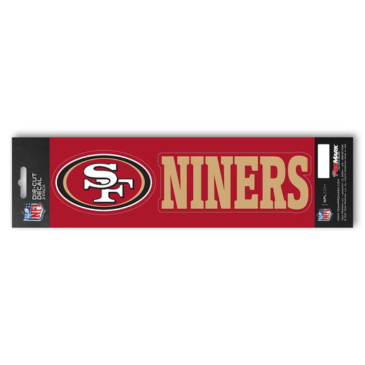 NFL - San Francisco 49ers Team Slogan Decal - Logo Brands - Flyclothing LLC