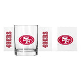 San Francisco 49ers 14oz Gameday Rocks Glass - Logo Brands - Flyclothing LLC