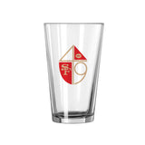 San Francisco 49ers 16oz Retro Pint Glass - Logo Brands - Flyclothing LLC