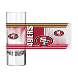 San Francisco 49ers 2.5oz Hero Shooter Glass - Logo Brands - Flyclothing LLC