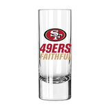 San Francisco 49ers 2.5oz Slogan Shooter Glass - Logo Brands - Flyclothing LLC