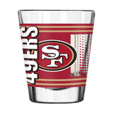 San Francisco 49ers 2oz Hero Shot Glass - Logo Brands - Flyclothing LLC