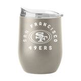 San Francisco 49ers 16oz Archway Powder Coat Curved Bev - Logo Brands - Flyclothing LLC