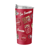 San Francisco 49ers 20oz Dreamweave Powder Coat Tumbler - Logo Brands - Flyclothing LLC