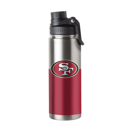San Francisco 49ers Colorblock 21oz Twist Top Bottle - Logo Brands - Flyclothing LLC