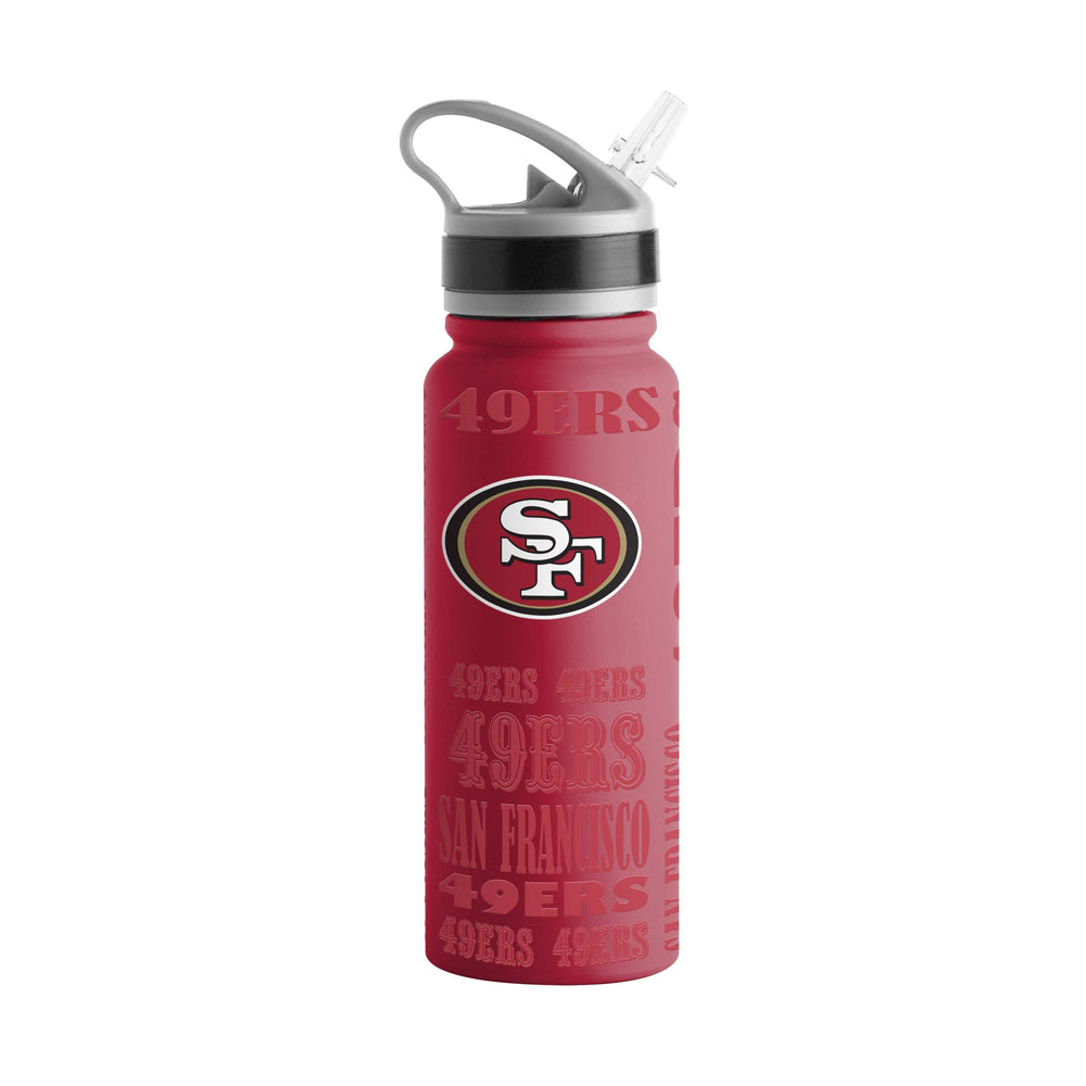 San Francisco 49ers 25oz Replay SingleWall FlipTop Bottle - Logo Brands - Flyclothing LLC