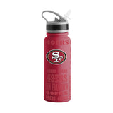San Francisco 49ers 25oz Replay SingleWall FlipTop Bottle - Logo Brands - Flyclothing LLC