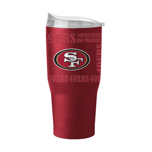 San Francisco 49ers 30oz Replay Powder Coat Tumbler - Logo Brands - Flyclothing LLC