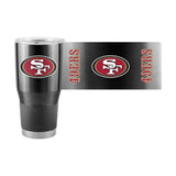 San Francisco 49ers Black 30oz Gameday Stainless Steel Tumbler - Logo Brands - Flyclothing LLC