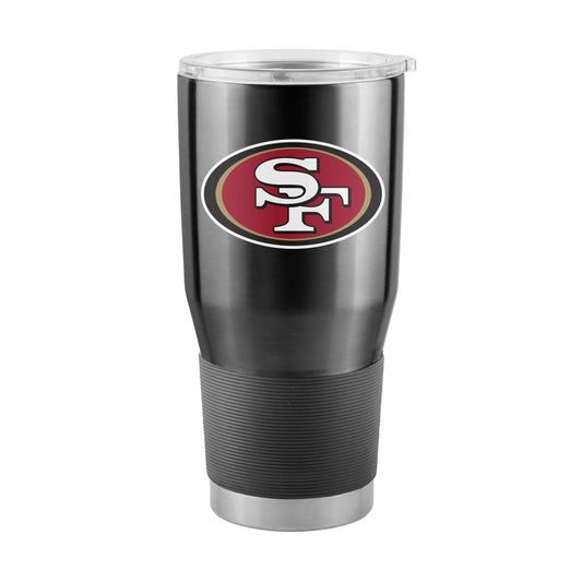 San Francisco 49ers Black 30oz Gameday Stainless Steel Tumbler - Logo Brands - Flyclothing LLC