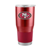 San Francisco 49ers 30oz Overtime Stainless Steel Tumbler - Logo Brands - Flyclothing LLC