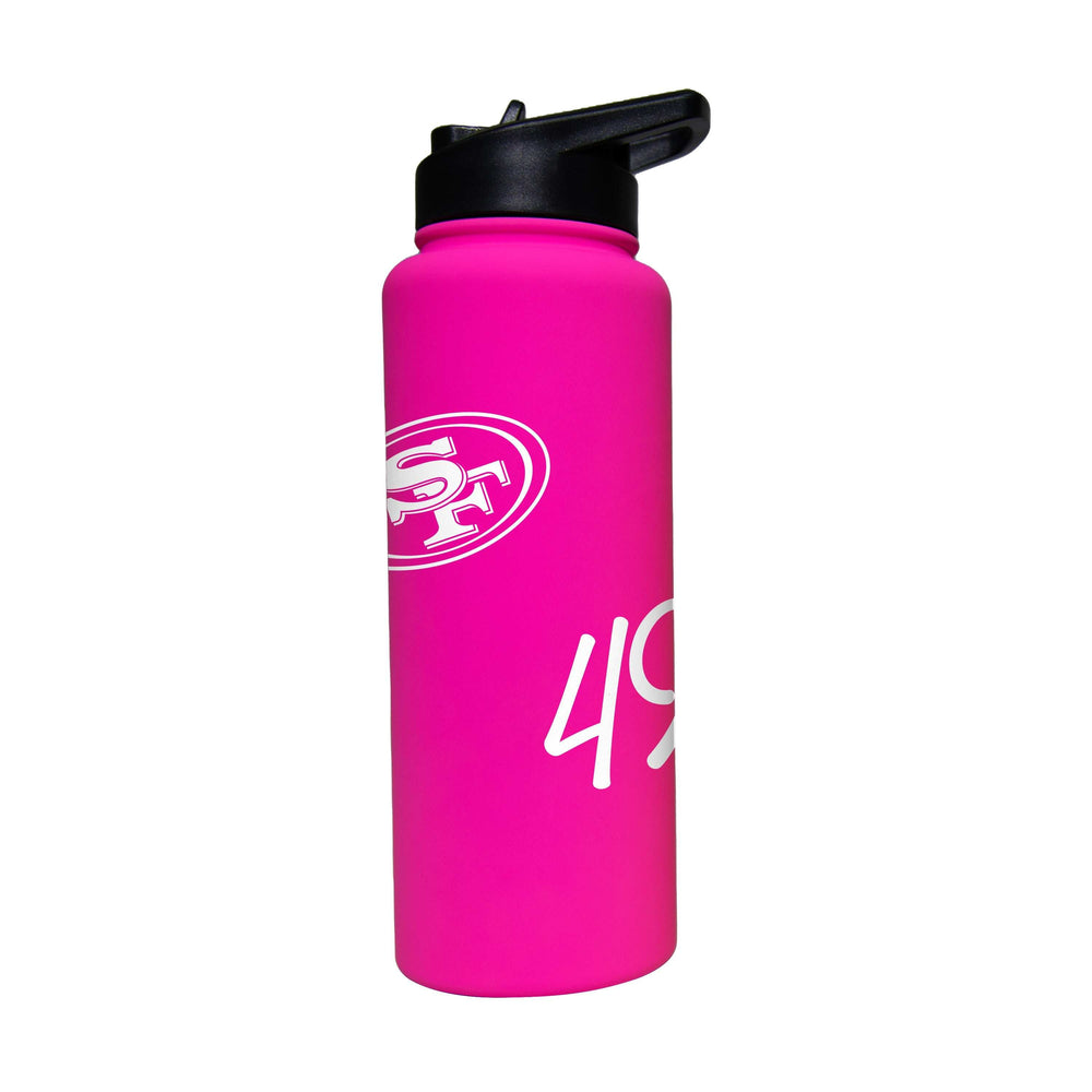 San Francisco 49ers 34oz Electric Bold Soft Touch Quencher - Logo Brands - Flyclothing LLC