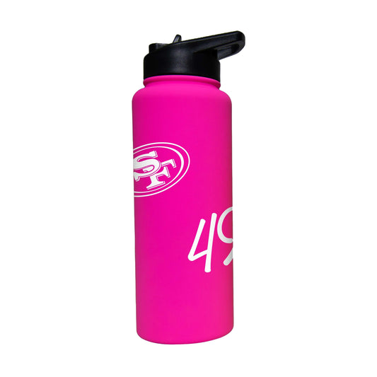San Francisco 49ers 34oz Electric Bold Soft Touch Quencher - Logo Brands - Flyclothing LLC