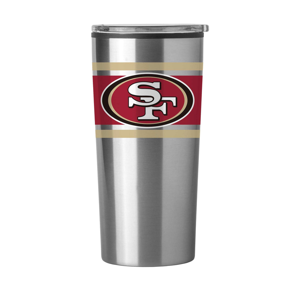 San Francisco 49ers Stripe 20 oz Fusion Tumbler - Logo Brands - Flyclothing LLC