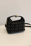 Woven Removable Strap Shoulder Bag - Trendsi - Flyclothing LLC