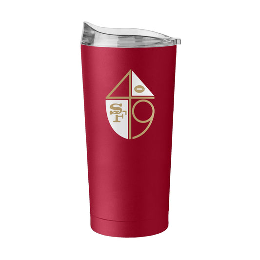 San Francisco 49ers 20oz Flipside Powder Coat Tumbler - Logo Brands - Flyclothing LLC