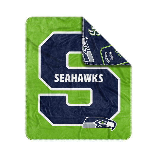 Seattle Seahawks Dream Weave Throw 50x60 - Logo Brands - Flyclothing LLC