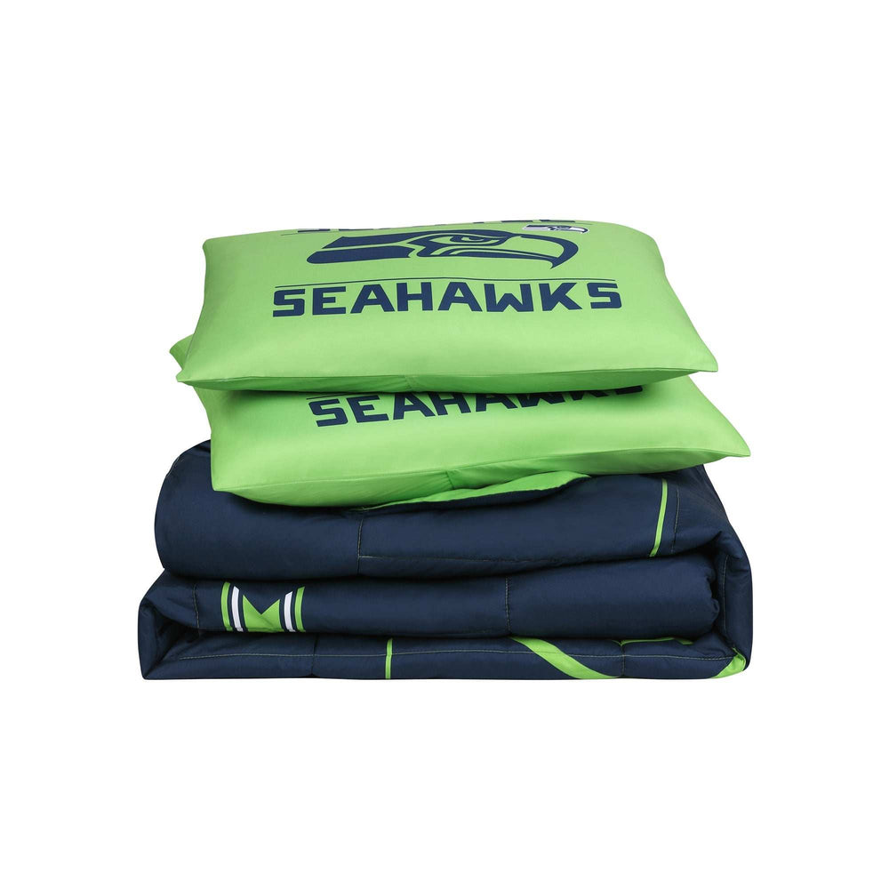 Seattle Seahawks Command Comforter Set Full/Queen - Logo Brands - Flyclothing LLC
