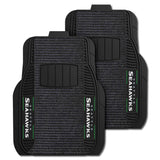 NFL - Seattle Seahawks 2-pc Deluxe Car Mat Set - Logo Brands - Flyclothing LLC