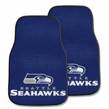 NFL - Seattle Seahawks 2-pc Carpet Car Mat Set - Logo Brands - Flyclothing LLC
