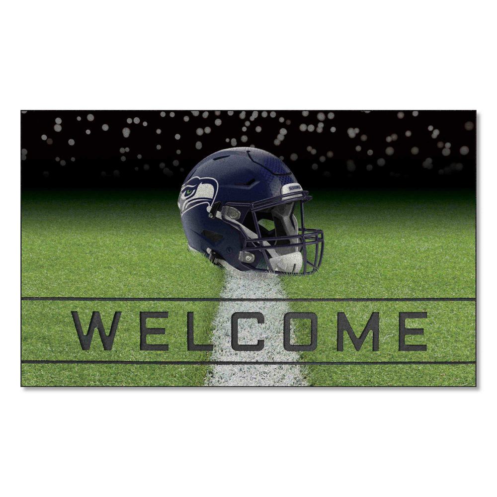 NFL - Seattle Seahawks Crumb Rubber Door Mat - Logo Brands - Flyclothing LLC