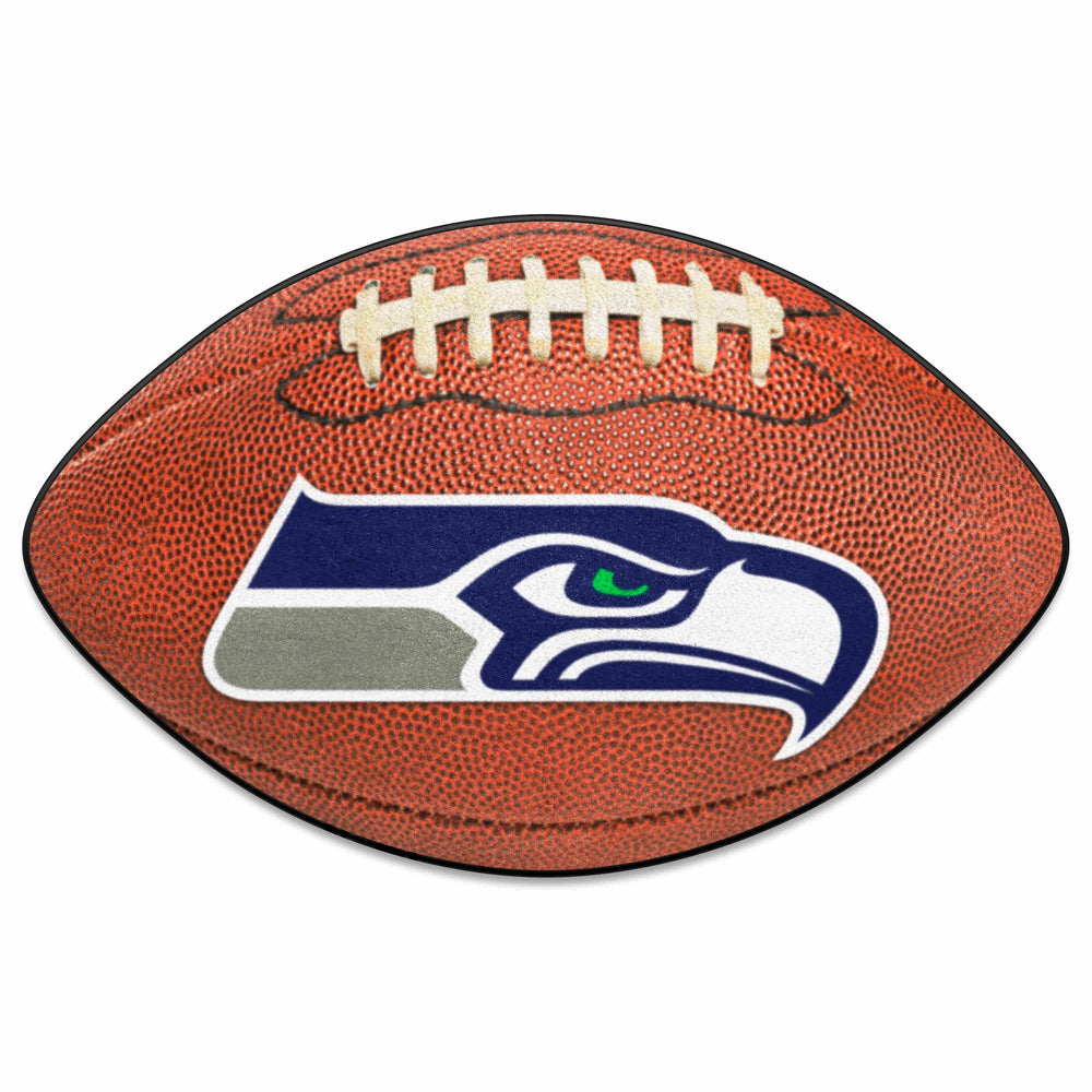 NFL - Seattle Seahawks Football Mat - Logo Brands - Flyclothing LLC