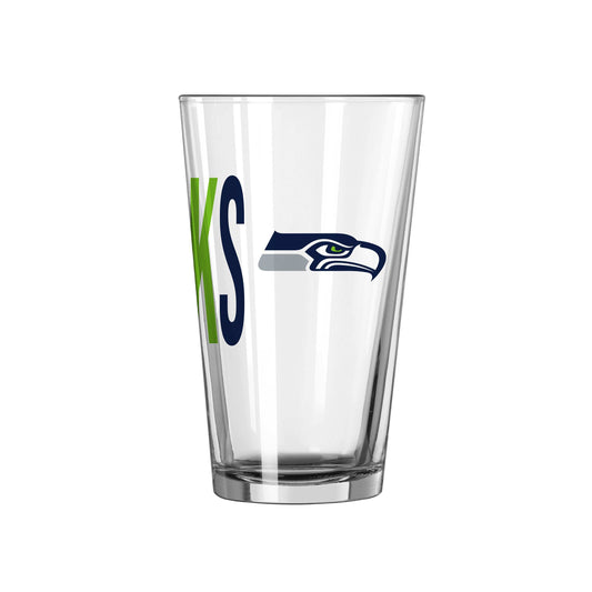 Seattle Seahawks 16oz Overtime Pint Glass - Logo Brands - Flyclothing LLC