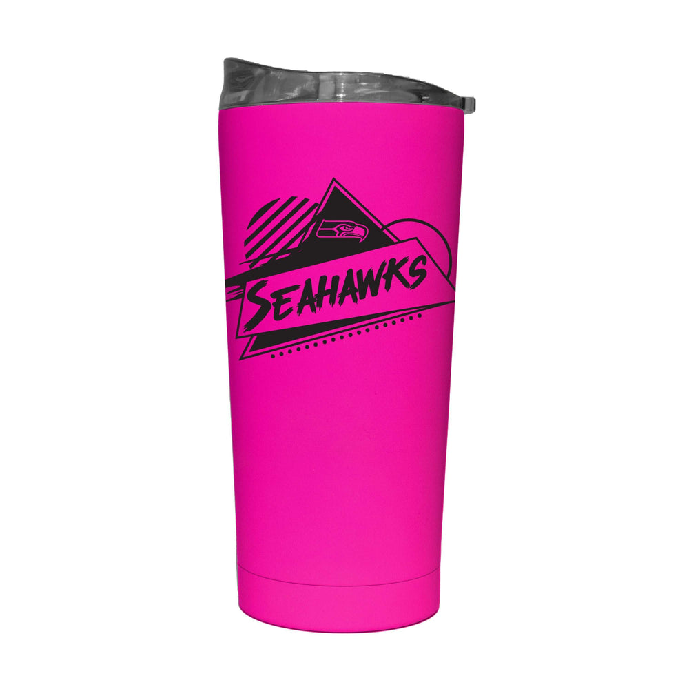 Seattle Seahawks 20oz Electric Rad Soft Touch Tumbler - Logo Brands - Flyclothing LLC