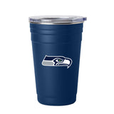 Seattle Seahawks 22oz Flipside Stainless Cup - Logo Brands - Flyclothing LLC