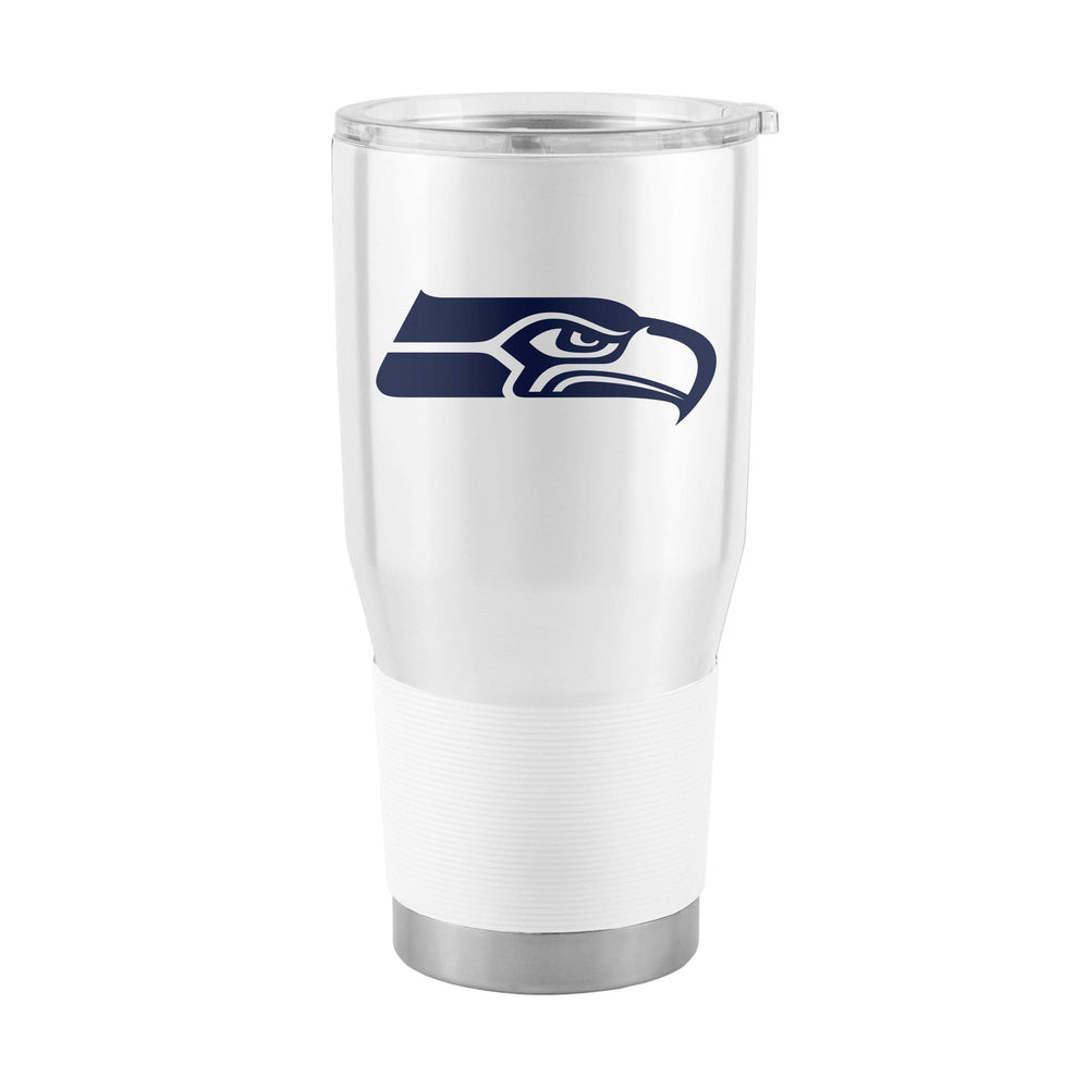 Seattle Seahawks White 30oz Gameday Stainless Steel Tumbler - Logo Brands - Flyclothing LLC