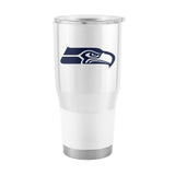 Seattle Seahawks White 30oz Gameday Stainless Steel Tumbler - Logo Brands - Flyclothing LLC