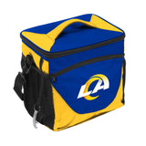 LA Rams 24 Can Cooler - Logo Brands - Flyclothing LLC