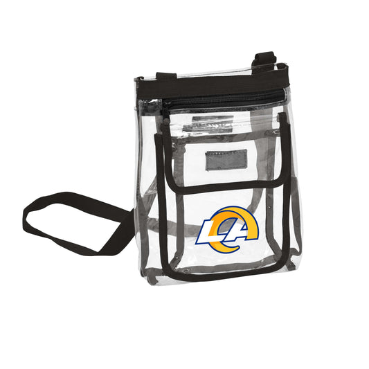 LA Rams Clear Crossbody - Logo Brands - Flyclothing LLC
