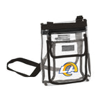 LA Rams Clear Crossbody - Logo Brands - Flyclothing LLC
